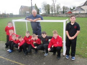 Mr Brawls surrounded by his team of very appreciative boys - and his impressive handiwork!